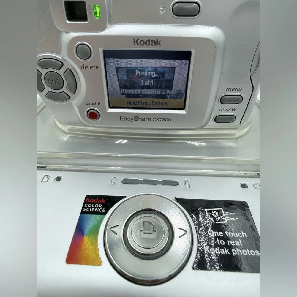 Kodak EasyShare CX7300 Digital Camera + Printer Dock Bundle READ